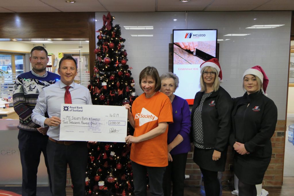 £2,000 raised for MS Society Scotland